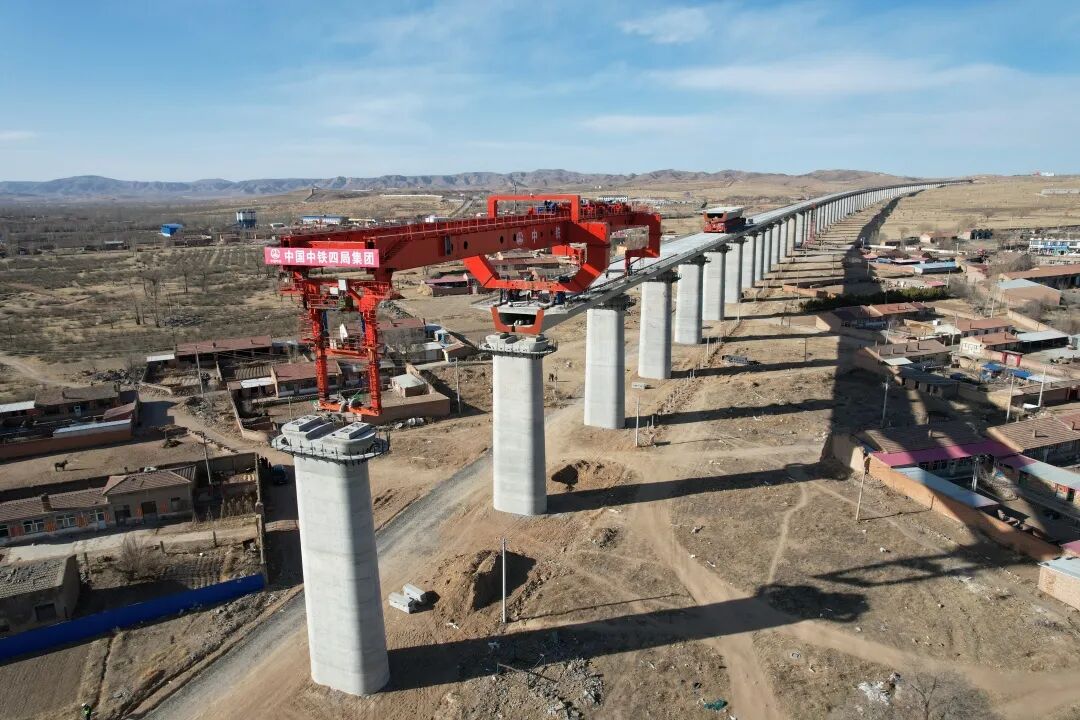 集大原高铁项目丰镇特大桥架梁施工-2023.3.15-中铁四局 (3).JPG