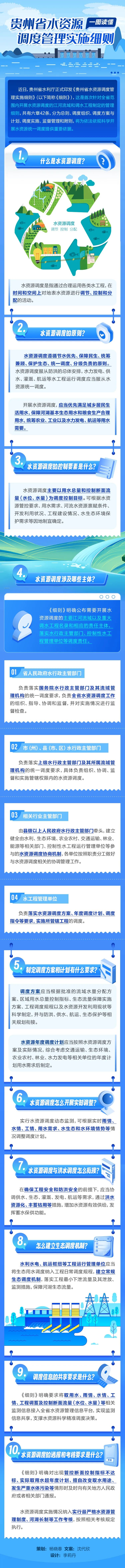 贵州省制定出台水资源调度管理实施细则