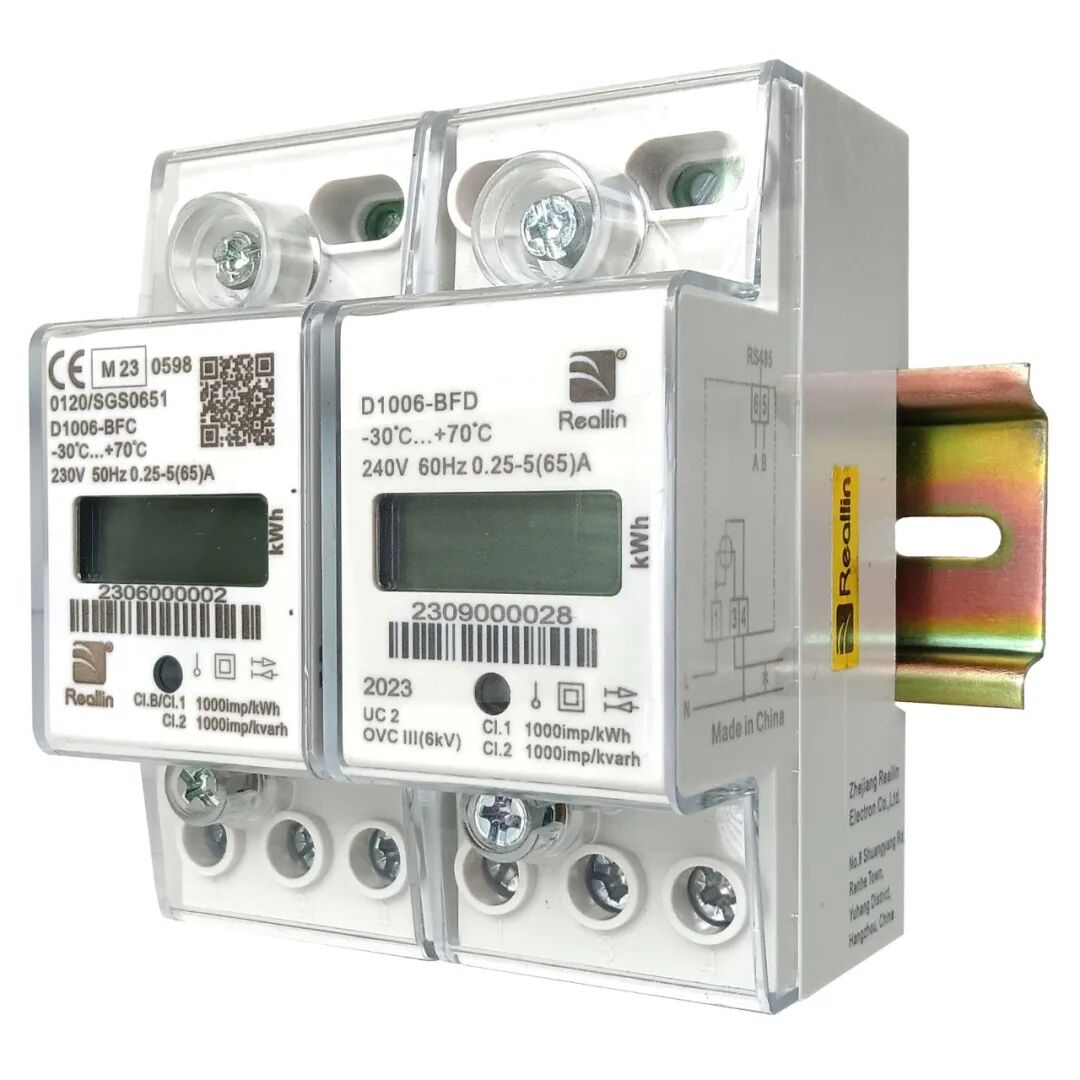 D1006-BFC和D单相交流电能表（导轨式）