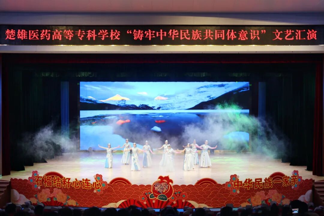 一家亲"楚雄医药高等专科学校举办铸牢中华民族共同体意识文艺汇演