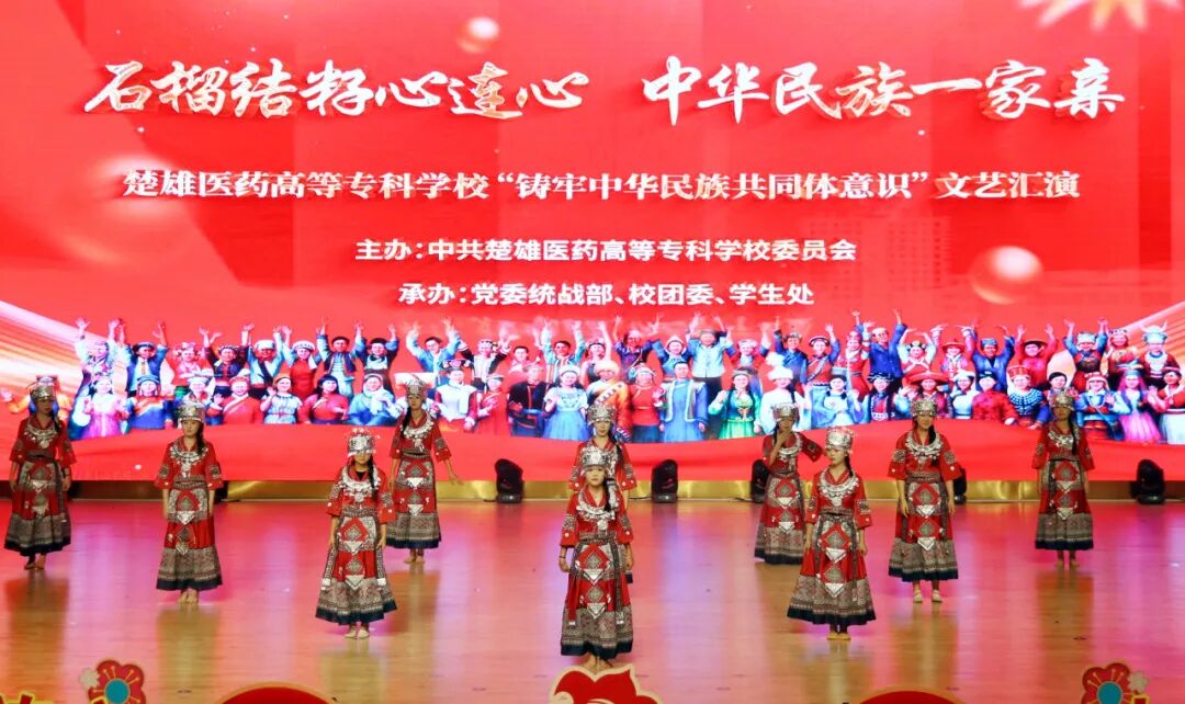 "石榴结籽心连心  中华民族一家亲"楚雄医药高等专科学校举办铸牢中华