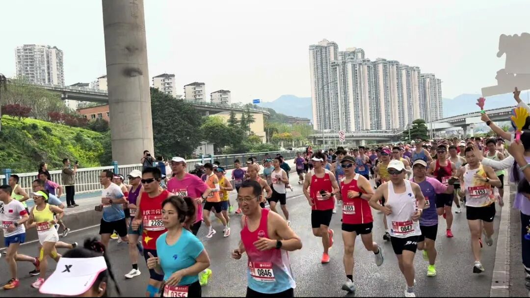8000跑者半程马拉松逐梦嘉陵江畔重庆法商学校践行责任担当