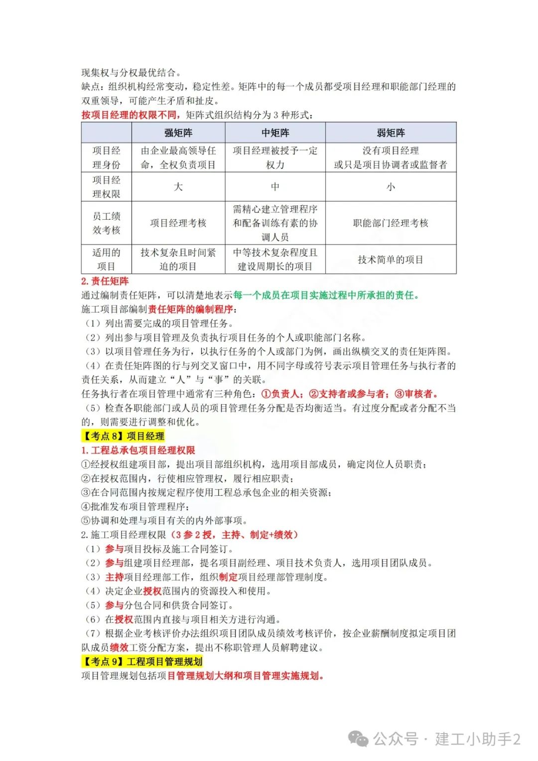 一建管理法律知识点总结