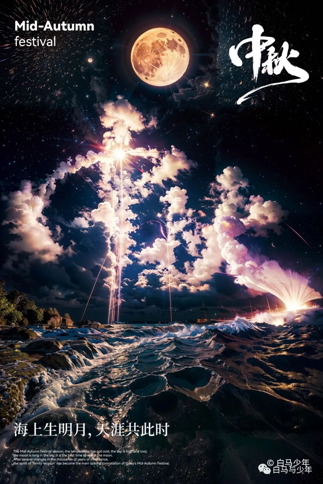 祝大家中秋快乐！AI字体设计思路分享