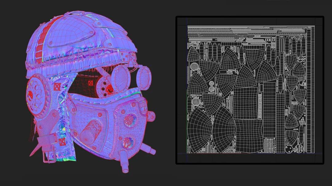 WireFrame_UV_Layout
