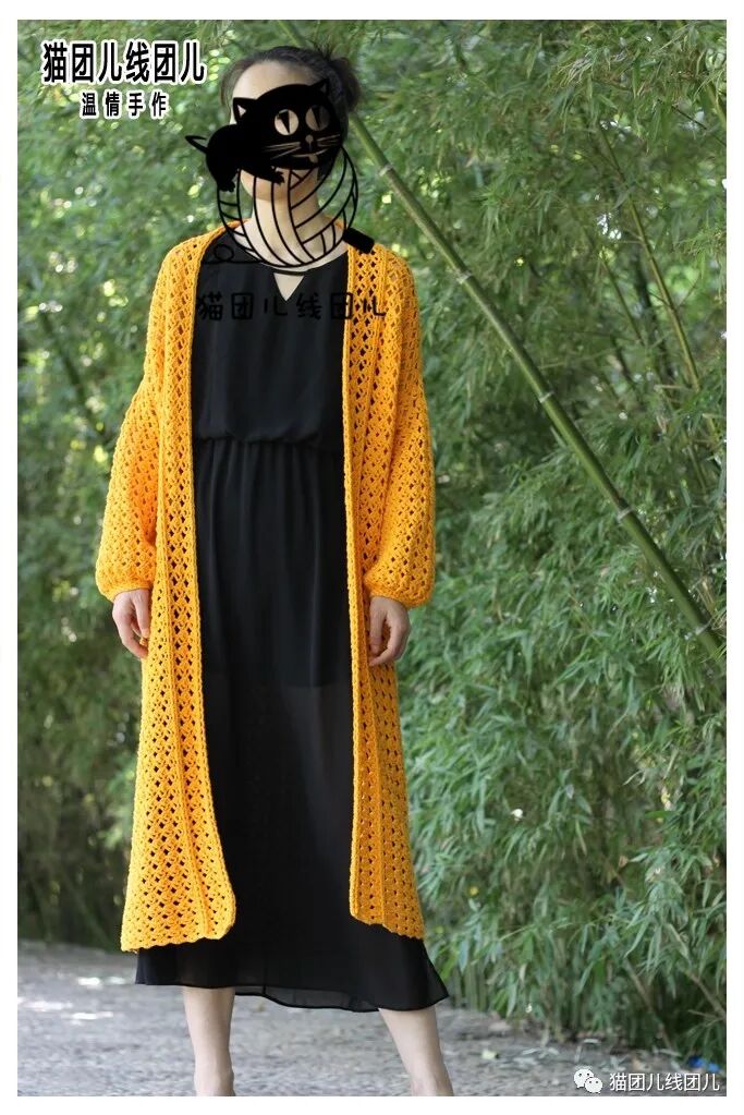 图解视频]秋华u2014u2014镂空长外套- 猫团儿线团儿- 微信公众号文章- 微小领