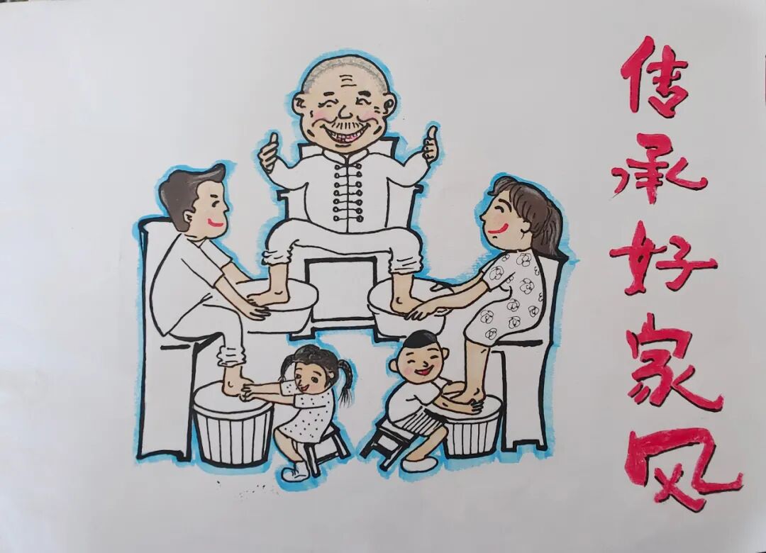 东曲矿开展绘家园颂家风漫画征集活动