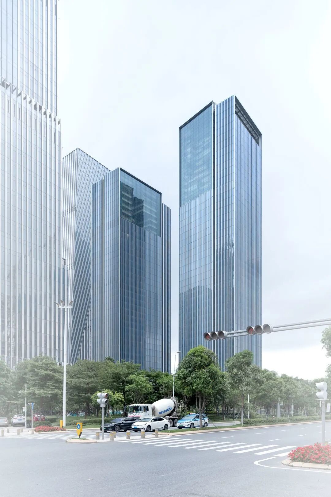 深圳中粮亚太大厦,设计呈现"城中村"意向