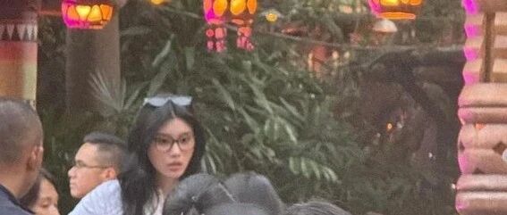 奚梦瑶带娃逛迪士尼!1.2万毛衣配上40万迷你包,儿女有保镖贴身保护