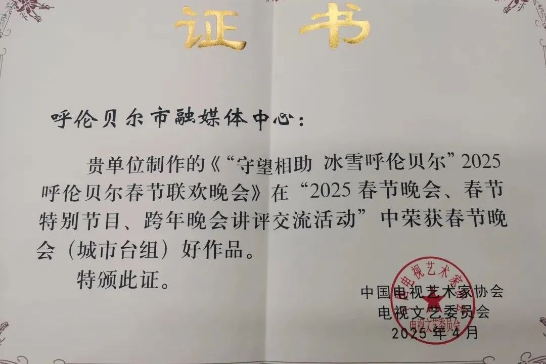 喜报·2025春节晚会 春节特别节目 跨年晚会讲评交流活动评奖揭晓 内蒙古自治区共12部作品获奖 第12张