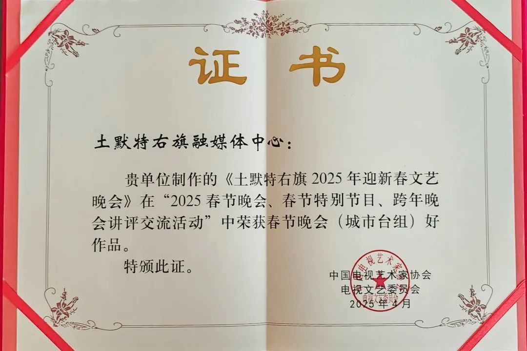 喜报·2025春节晚会 春节特别节目 跨年晚会讲评交流活动评奖揭晓 内蒙古自治区共12部作品获奖 第14张