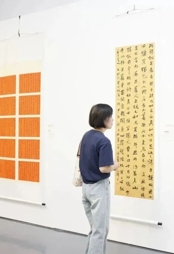 北疆文化神州行 | “翰墨中华·赓续文脉——内蒙古自治区优秀书法作品巡展”在深圳展出 第5张
