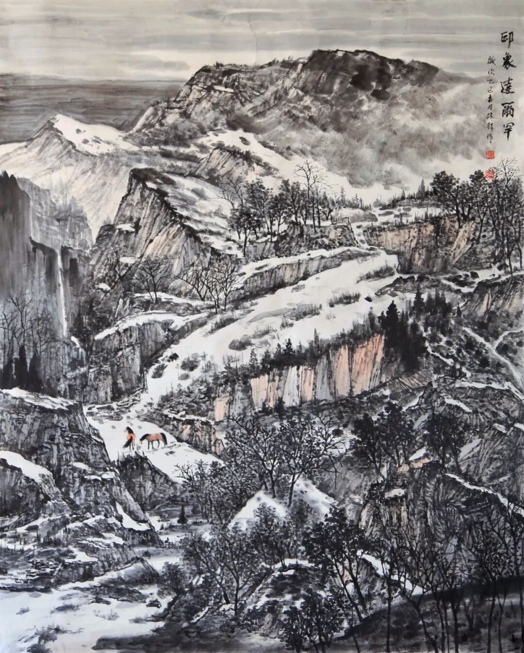 “新象共生 溢彩北疆”首届内蒙古新文艺群体美术作品线上展（一） 第47张