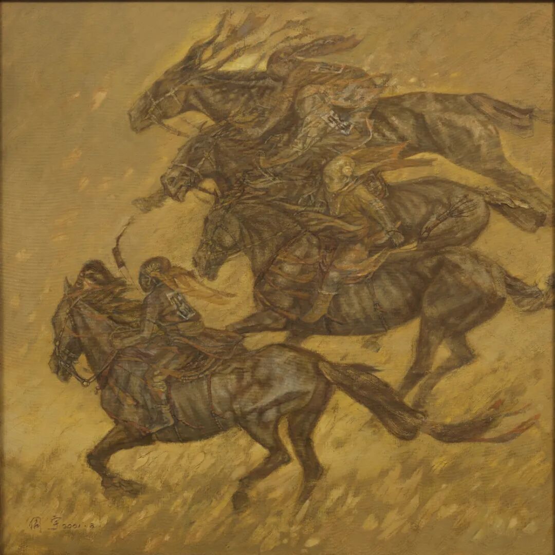 “吾心归处——内蒙古美术馆馆藏妥木斯师生油画作品展”入选全国精品展 第11张