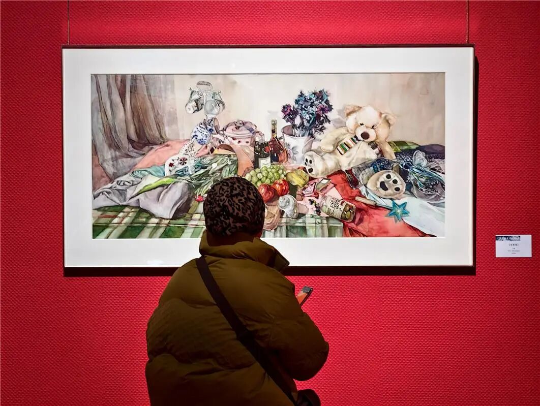 第二届内蒙古自治区水彩画双年展开展 第2张