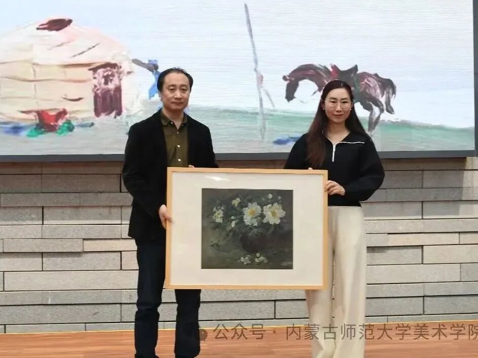 内蒙古师范大学艺术学科建立70周年——卢宾先生诞辰100周年作品展开展 第11张