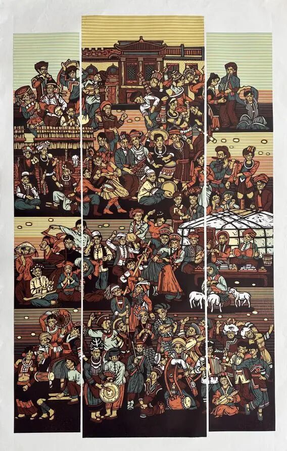 首届中国乡土绘画作品展览！内蒙古十位画家作品入选 第10张