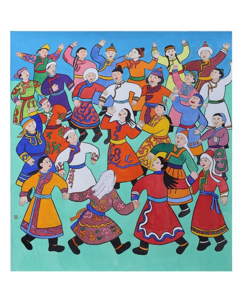 首届中国乡土绘画作品展览！内蒙古十位画家作品入选 第8张