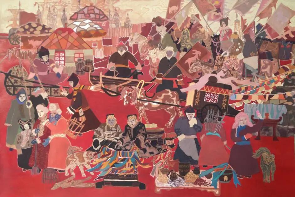 首届中国乡土绘画作品展览！内蒙古十位画家作品入选 第4张