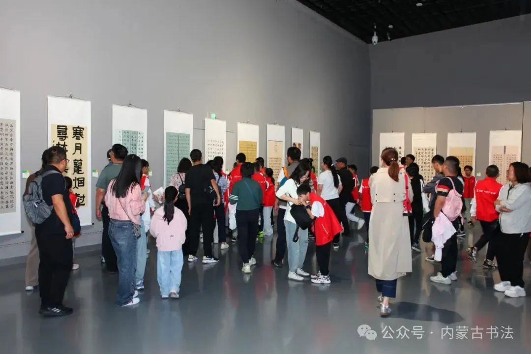 第二届内蒙古自治区青少年书法作品展暨座谈会举行 第6张