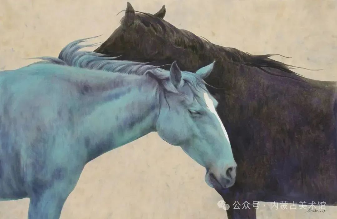 “印象内蒙古·浩瀚的地平线”——长海作品展在中国美术馆热展 第4张