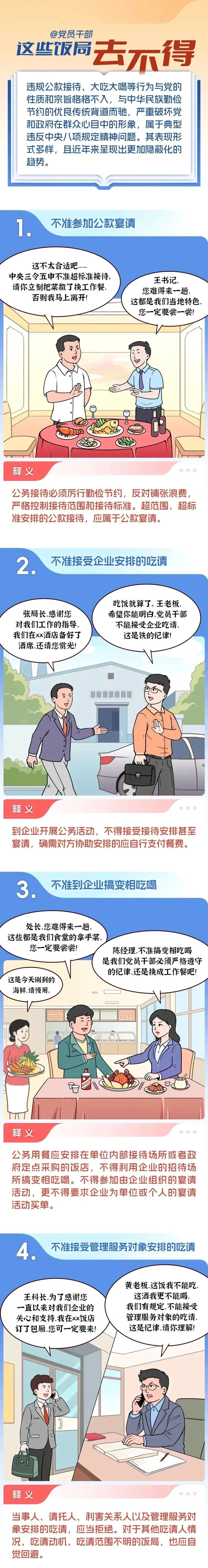 @党员干部，这些饭局去不得 第1张