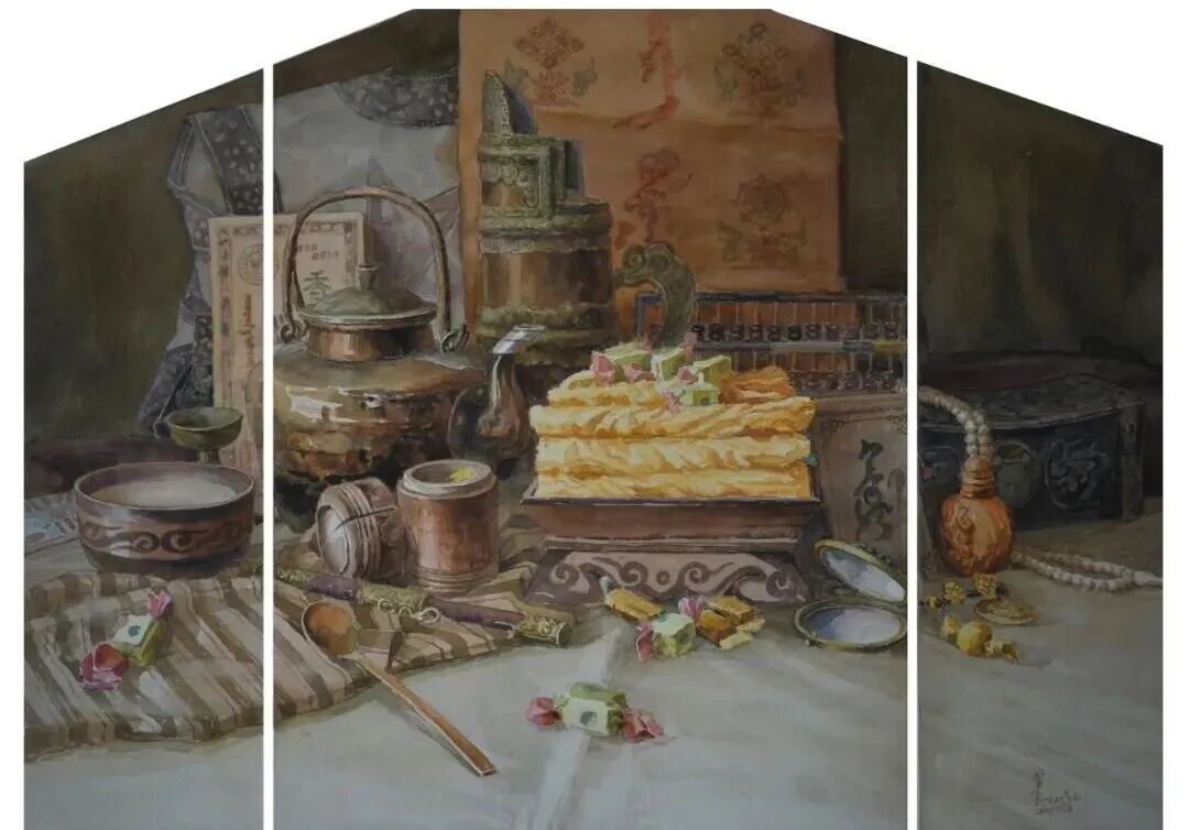 “新象共生 溢彩北疆”首届内蒙古新文艺群体美术作品线上展（二） 第26张