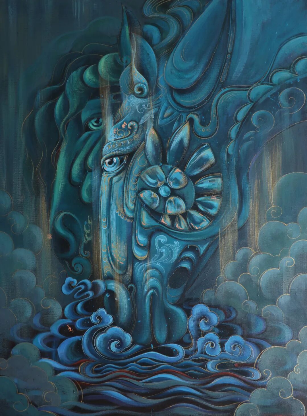 “新象共生 溢彩北疆”首届内蒙古新文艺群体美术作品线上展（二） 第34张