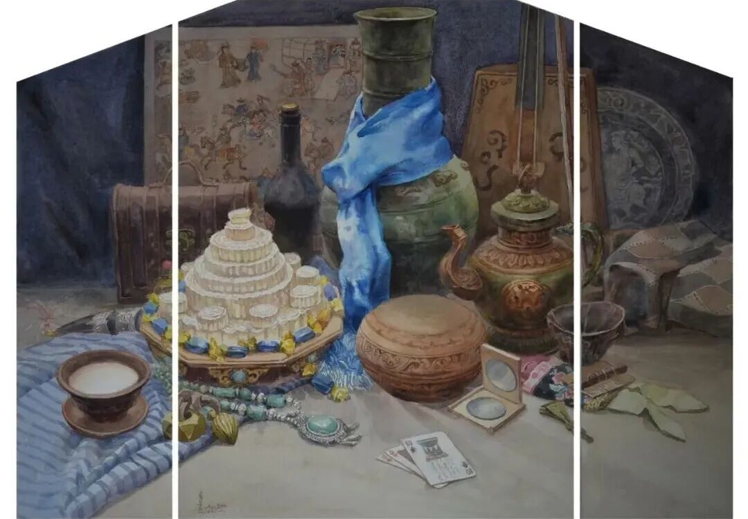 “新象共生 溢彩北疆”首届内蒙古新文艺群体美术作品线上展（二） 第25张