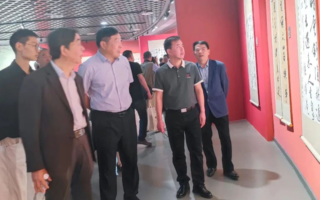 北疆文化走出去｜乌兰察布济宁上饶书法联展开幕 第10张