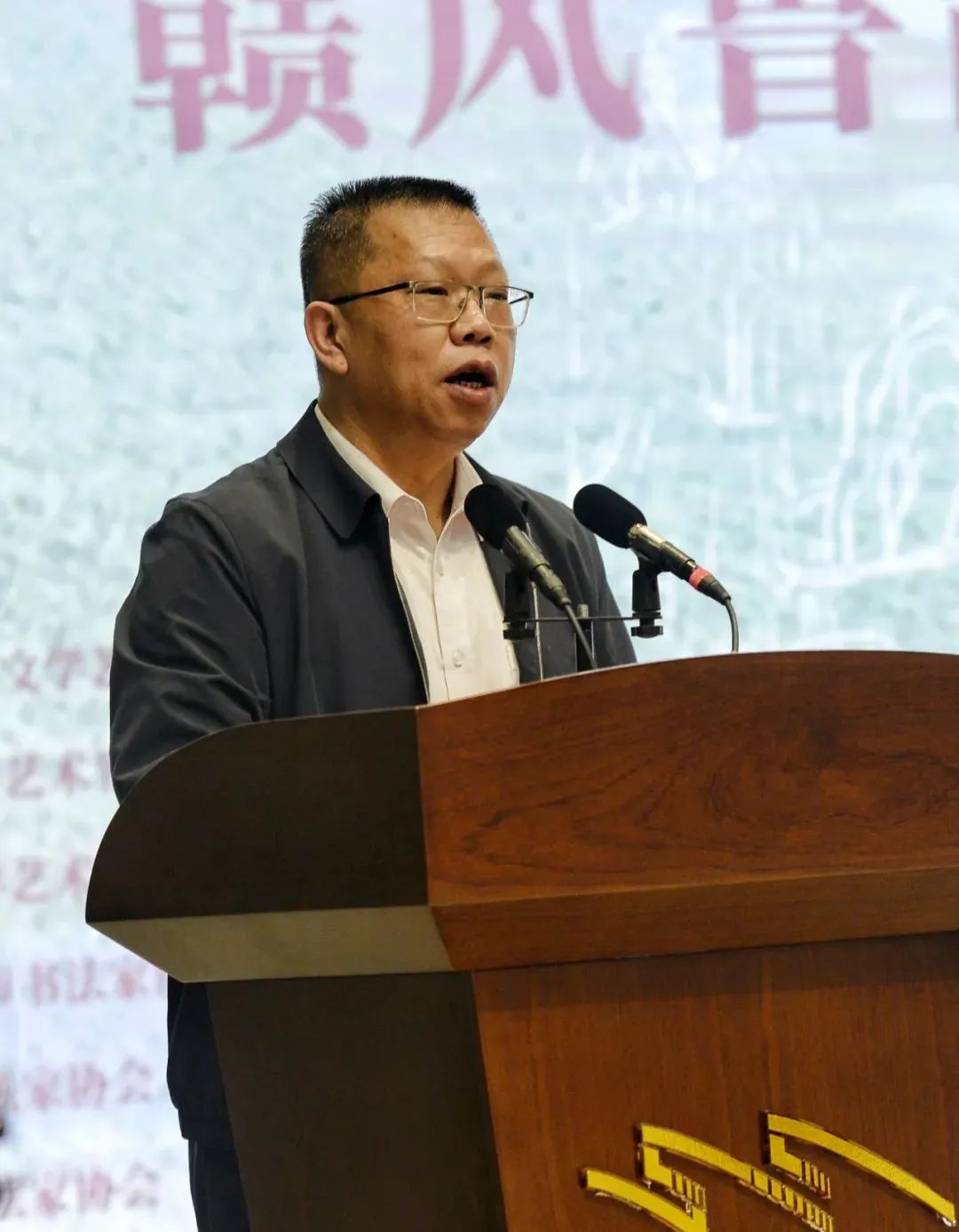 北疆文化走出去｜乌兰察布济宁上饶书法联展开幕 第4张
