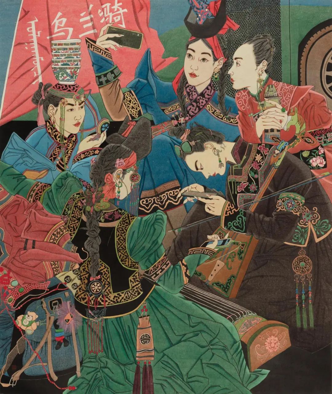 内蒙古34件作品入选第六届中国民族美术作品展览 第5张