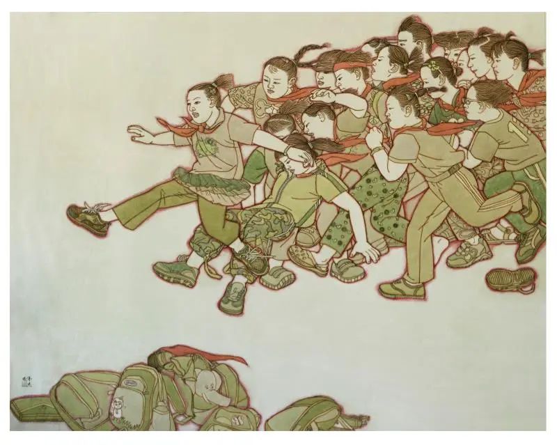 第十四届全国美术展览进京作品展览作者丨安永义、方伟杰、郭剑利（中国画） 第12张