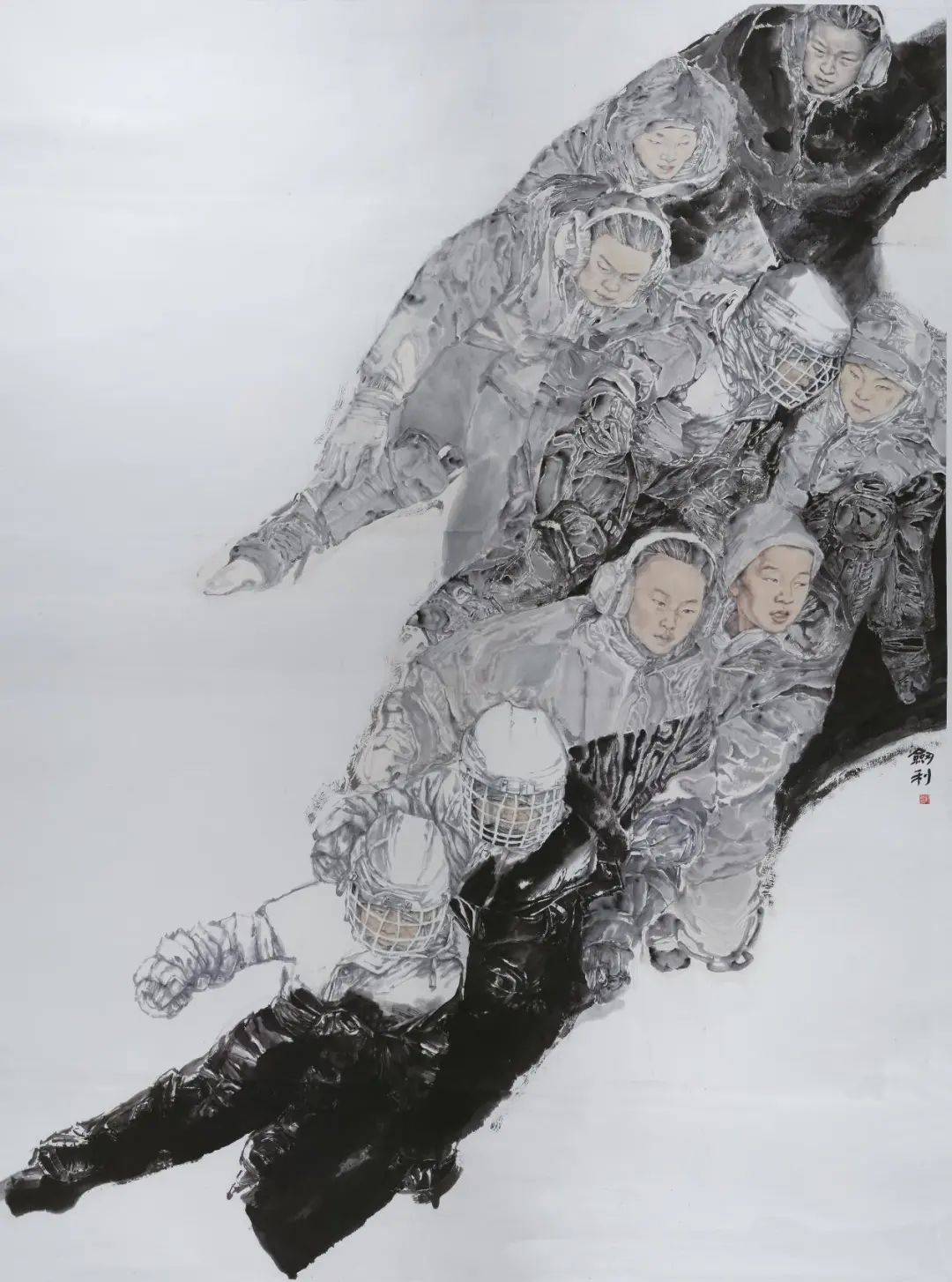 第十四届全国美术展览进京作品展览作者丨安永义、方伟杰、郭剑利（中国画） 第15张