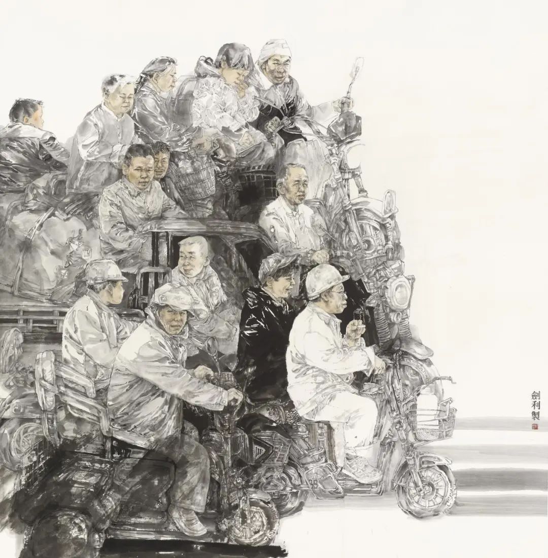 第十四届全国美术展览进京作品展览作者丨安永义、方伟杰、郭剑利（中国画） 第19张