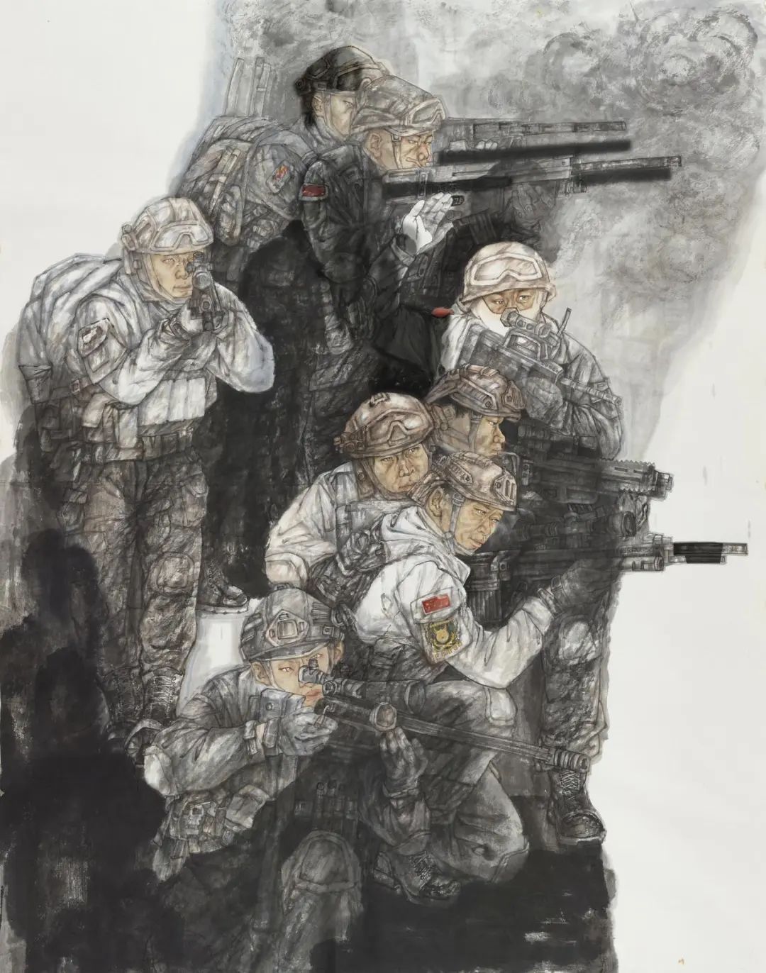 第十四届全国美术展览进京作品展览作者丨安永义、方伟杰、郭剑利（中国画） 第16张