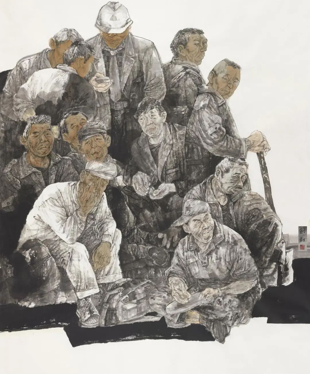 第十四届全国美术展览进京作品展览作者丨安永义、方伟杰、郭剑利（中国画） 第18张