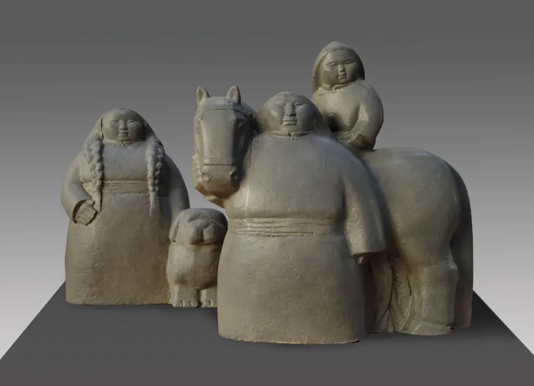 首届青年雕塑作品展览，内蒙古入选的有→ 第13张