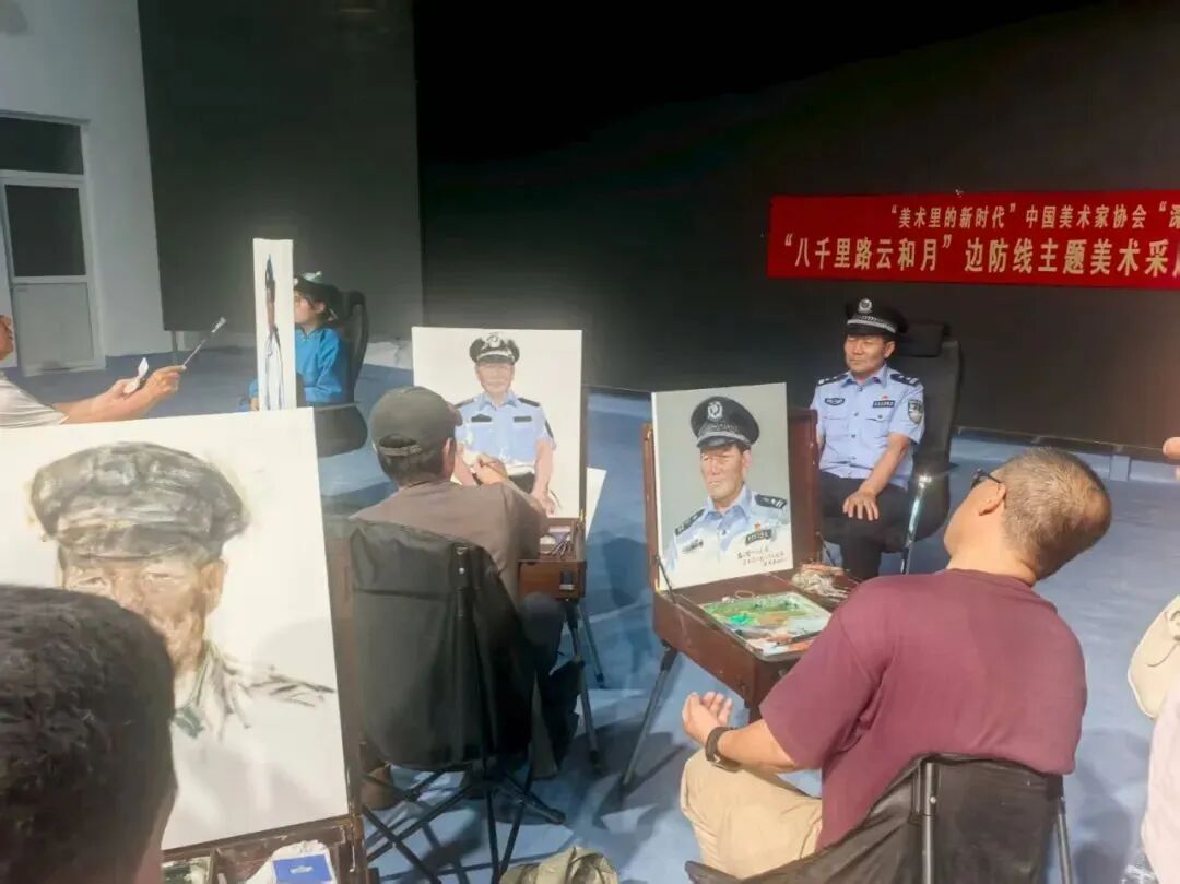 “八千里路云和月”边防线主题美术采风创作活动巴彦淖尔段圆满结束 第19张