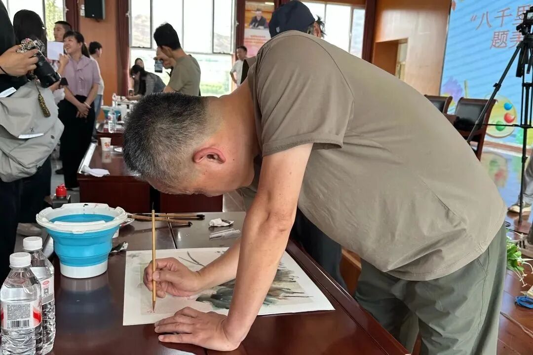 “八千里路云和月”边防线主题美术采风创作活动巴彦淖尔段圆满结束 第24张