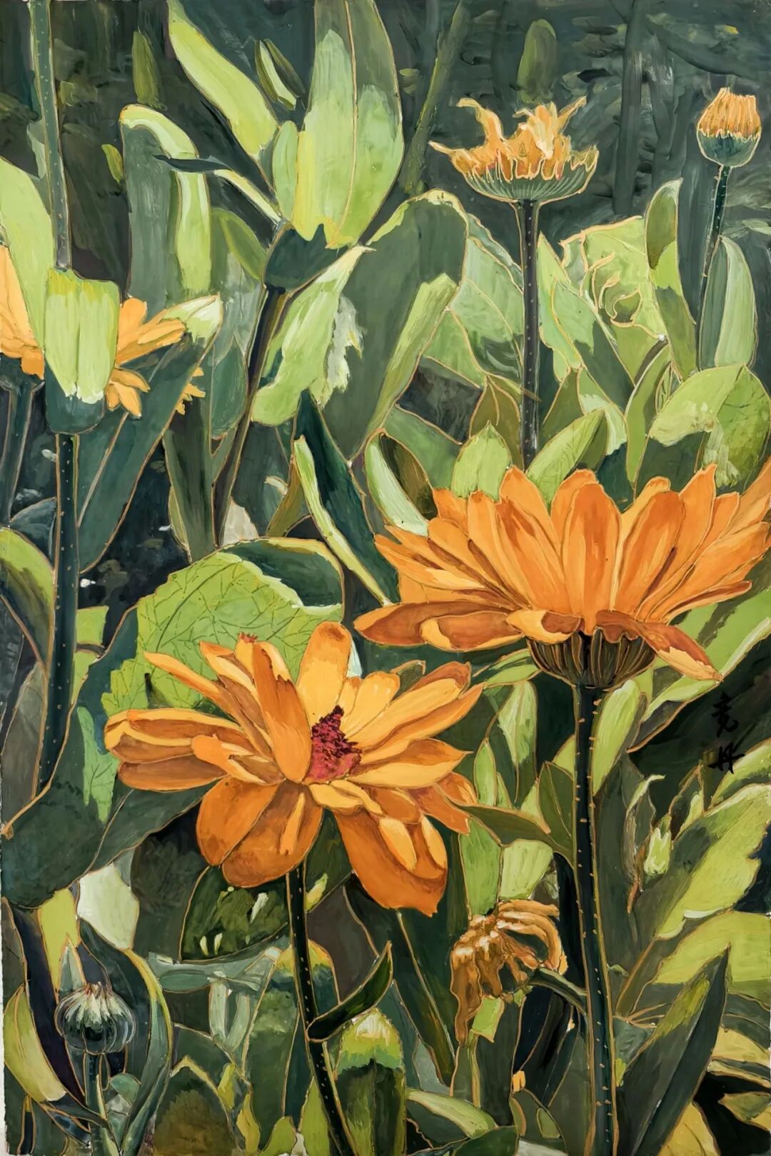 “新象共生 溢彩北疆”首届内蒙古新文艺群体美术作品线上展（三） 第35张