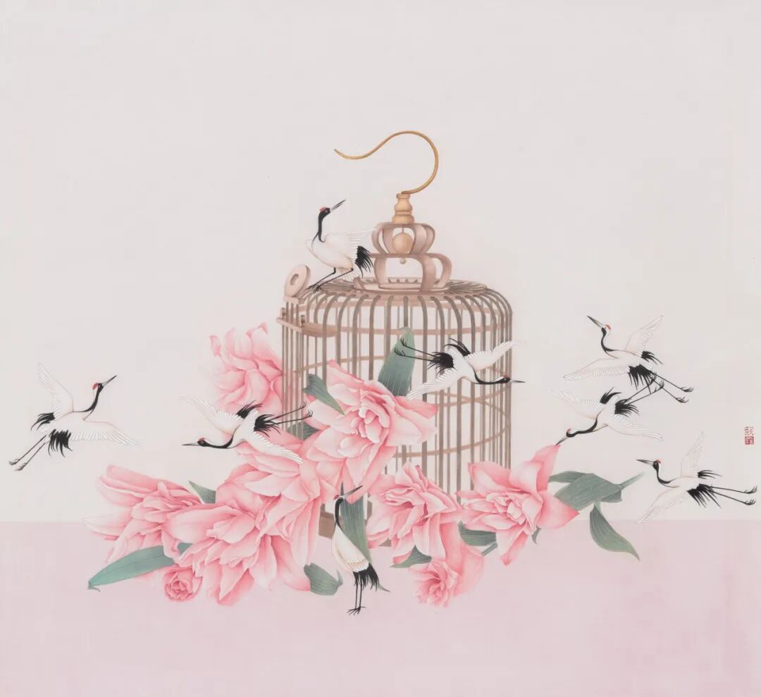 “新象共生 溢彩北疆”首届内蒙古新文艺群体美术作品线上展（三） 第45张