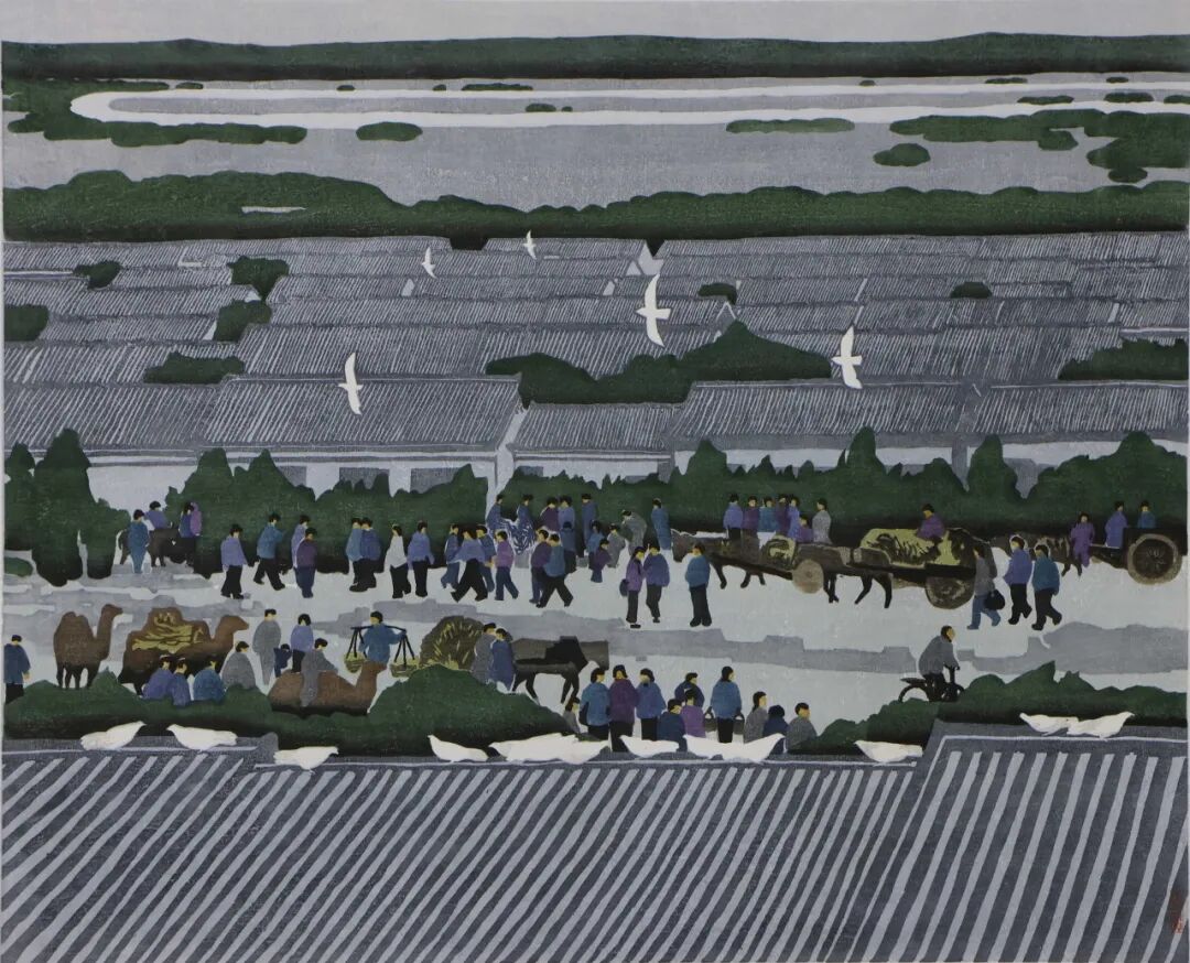 文艺评论 | 刀刻长河艺润北疆——写在西辽河文化哲里木版画长卷展览之际 第1张