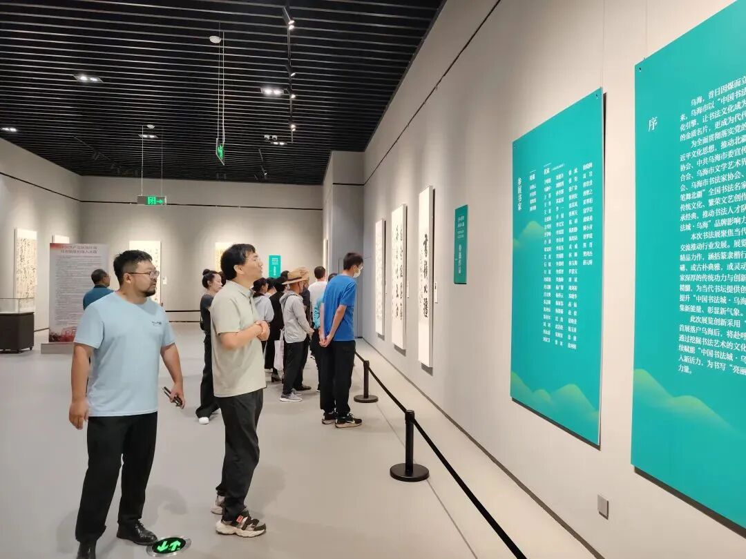 “墨虹广架 笔舞北疆 ”全国书法名家作品邀请展（兴安盟站）开展 第2张