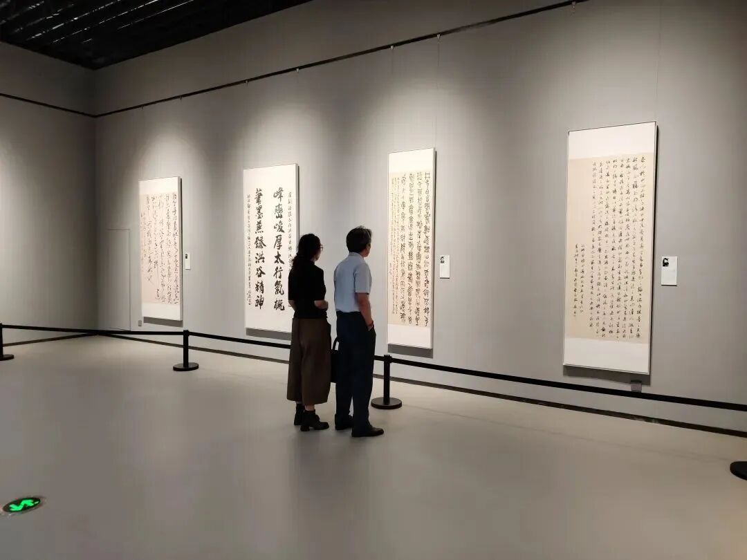“墨虹广架 笔舞北疆 ”全国书法名家作品邀请展（兴安盟站）开展 第3张