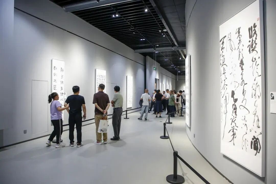 “墨虹广架 笔舞北疆 ”全国书法名家作品邀请展（兴安盟站）开展 第4张