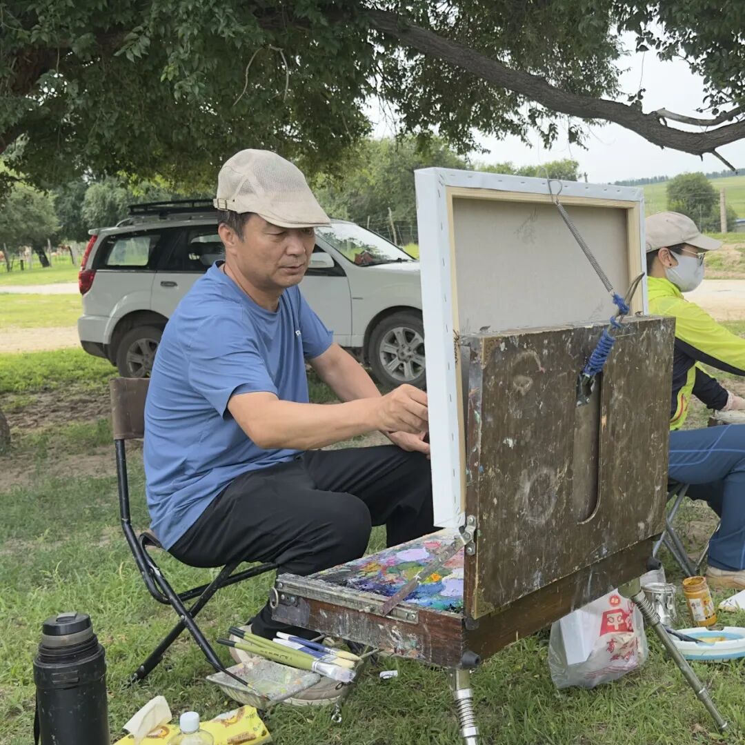 “印象北疆”——内蒙古美术家聚焦新时代，绘就乡村振兴新画卷 第4张