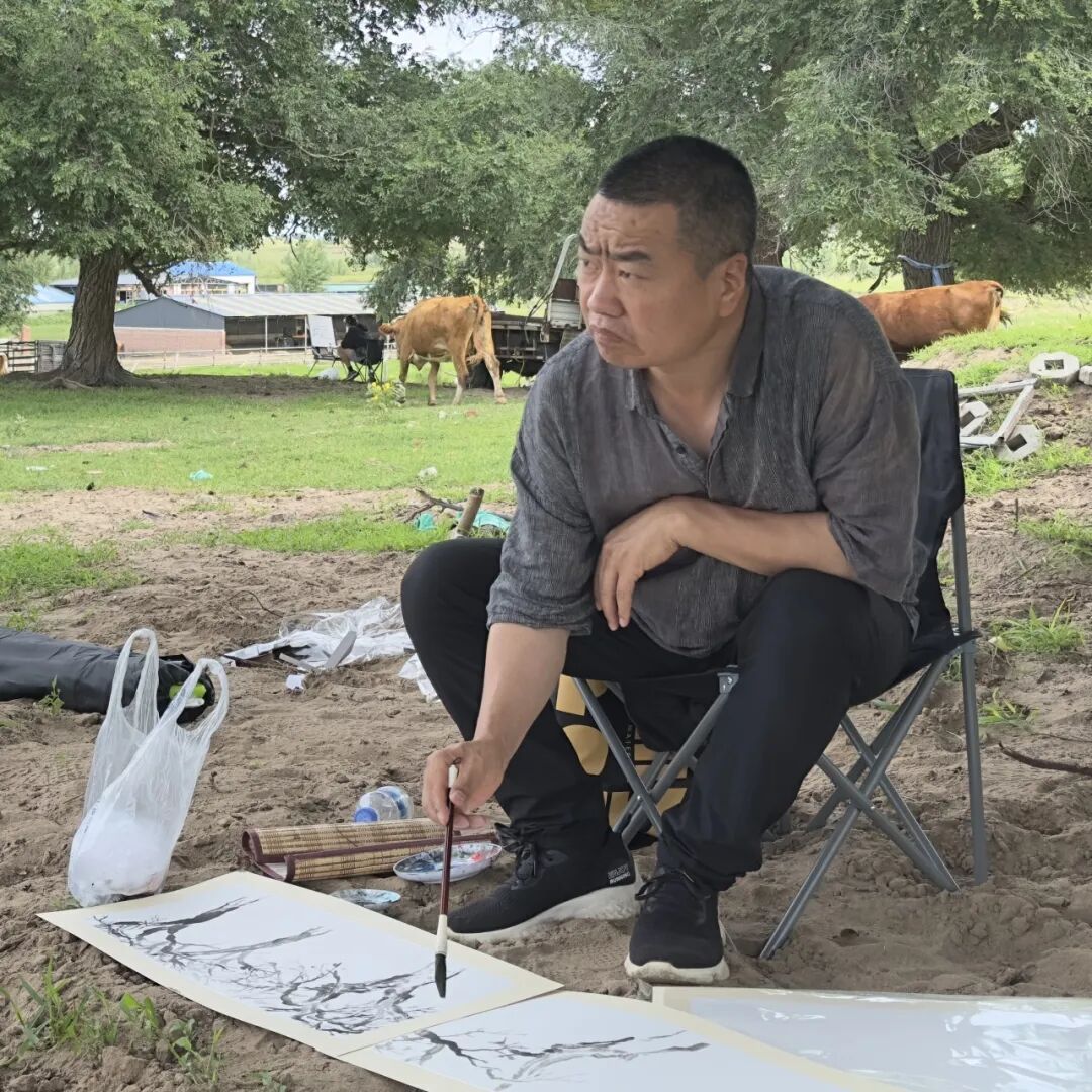 “印象北疆”——内蒙古美术家聚焦新时代，绘就乡村振兴新画卷 第11张