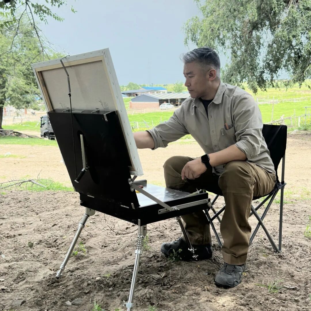 “印象北疆”——内蒙古美术家聚焦新时代，绘就乡村振兴新画卷 第3张