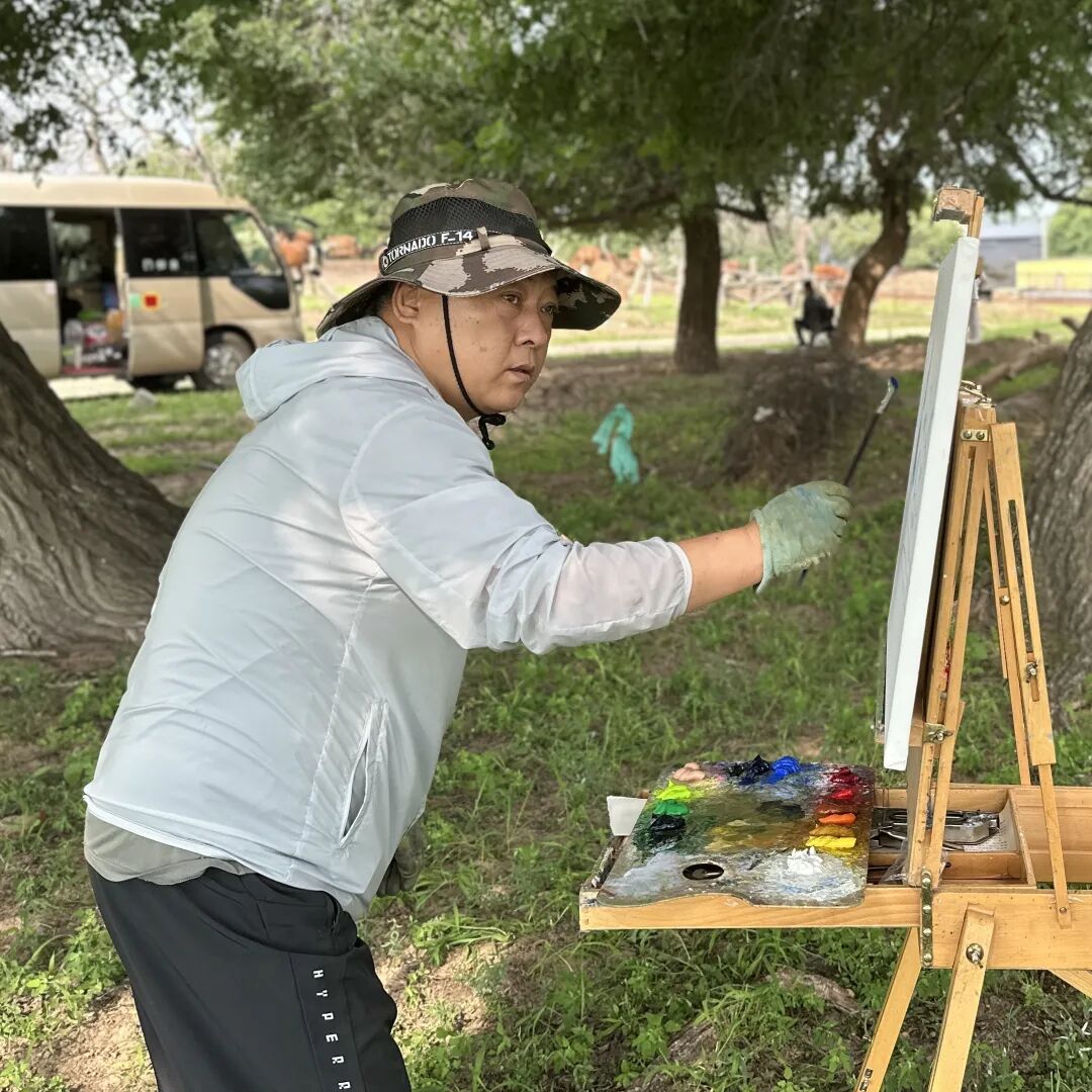 “印象北疆”——内蒙古美术家聚焦新时代，绘就乡村振兴新画卷 第14张